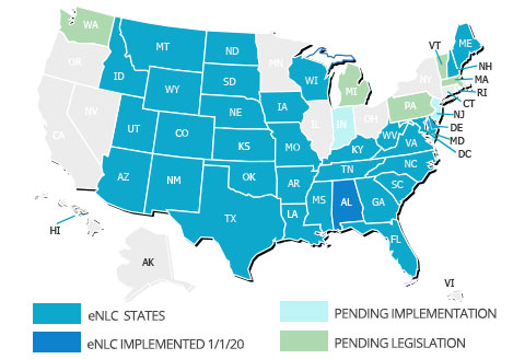 Nursing Compact States American Traveler - 